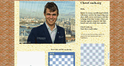 Desktop Screenshot of chesscoach.org